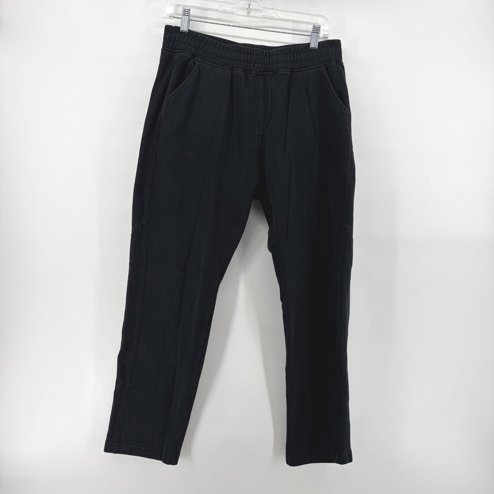 Dip Mens Fleece Lined Jogger Pants Black Size M Tapered Sweatpants